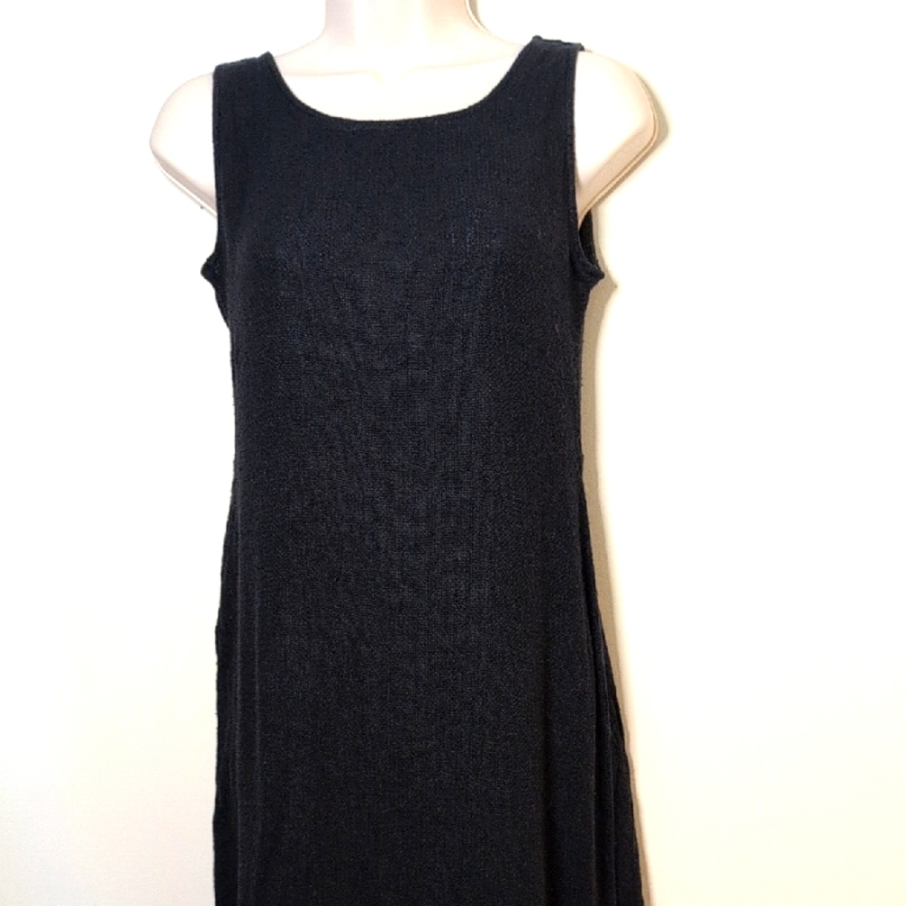 2000s Loose Linen Blend Dress